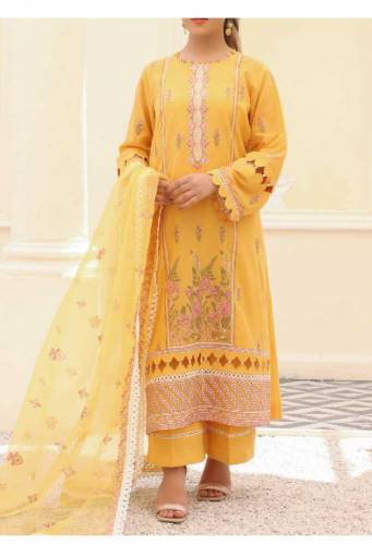 Name: BulbineBrand: KaamehCollection: DahliaFabric: LawnDesign: Embroi