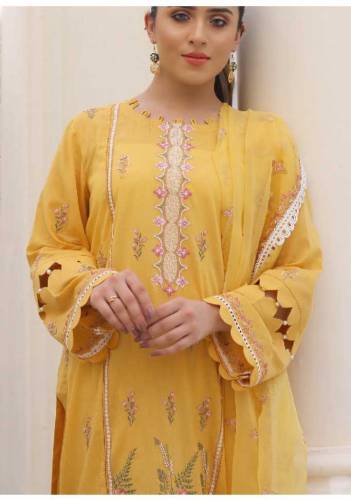 Name: BulbineBrand: KaamehCollection: DahliaFabric: LawnDesign: Embroi