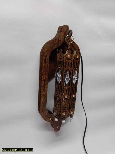 wooden wall lamp