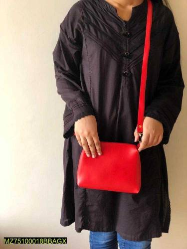 3 piece women,s pu leather handbag red