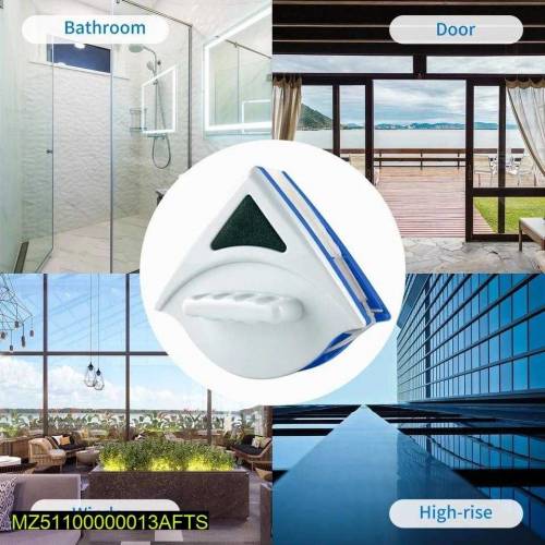 1pc magnetic double side glass cleaning brush 