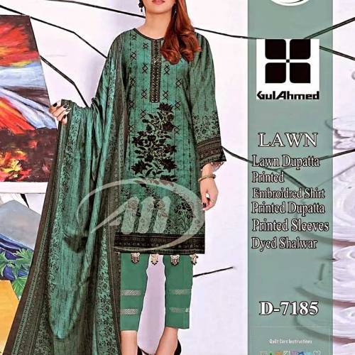 Lawn 3pcs unstitched 2600each