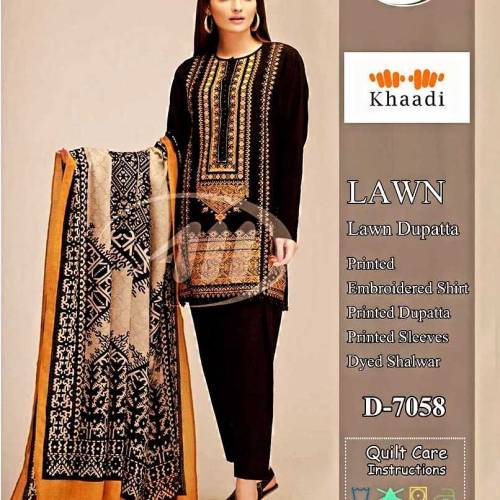 Lawn 3pcs unstitched 2600each