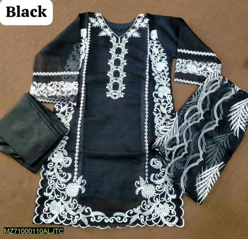 •  Fabric: Organza•  Product Type: Fancy Stitched Organza Suit 