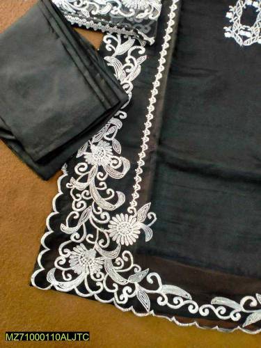 •  Fabric: Organza•  Product Type: Fancy Stitched Organza Suit 