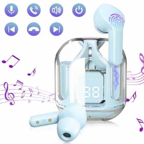 buy air31 Earbuds wireless crystal transparent stock available oder no