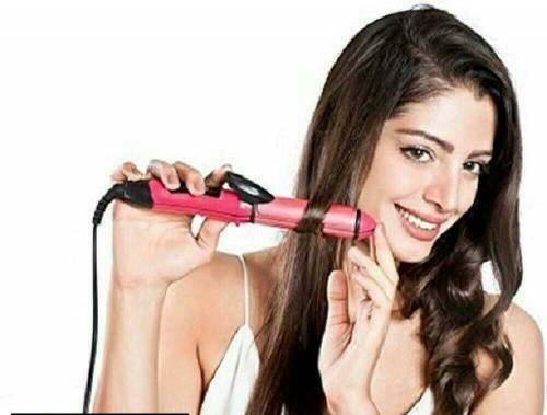Hair straightener and curler