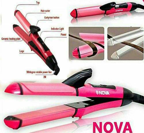 Hair straightener and curler