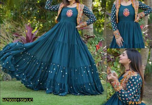 embroidered maxi dress