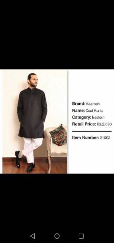 Gents coal kurta | gents suit | mens clothes