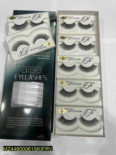 3D fales set of eyelashes, set of 10