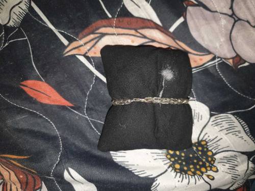 silver bracelet