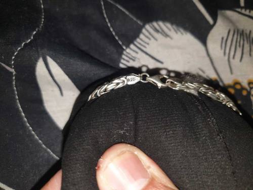 silver bracelet