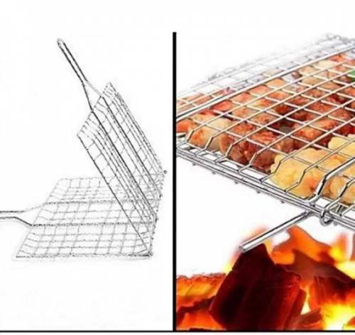 1 PC BBQ Stainless steel Hand grill for sale 