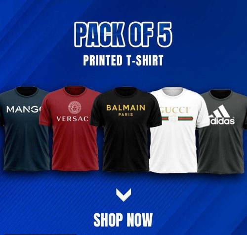 5 T-SHIRTS (delivery 🆓 🚚)