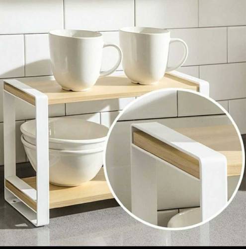the desktop organizer with 2 tiers