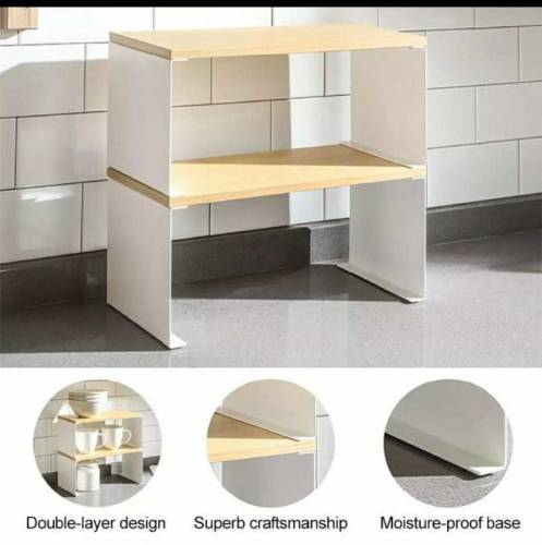 the desktop organizer with 2 tiers