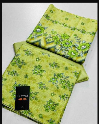 : 3 Pcs Women's Unstitched Lawn Printed Suit