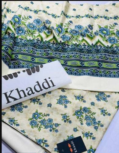 : 3 Pcs Women's Unstitched Lawn Printed Suit