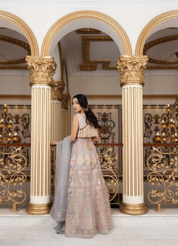 3 pcs Noran Organza Embroidered Suit