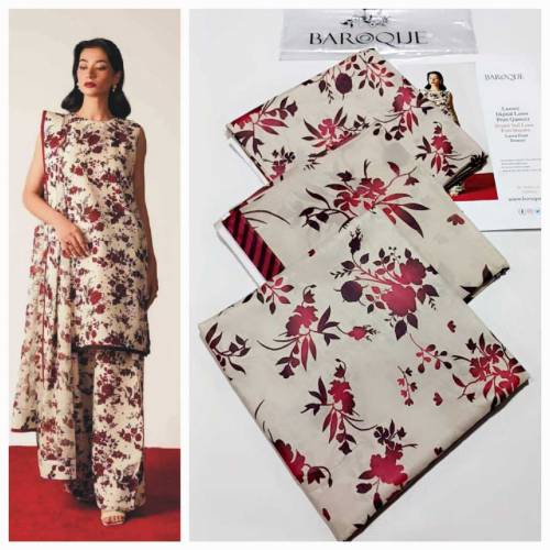 Digital printed lawn