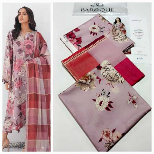 Digital printed lawn