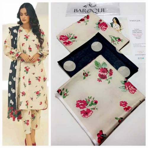 Digital printed lawn