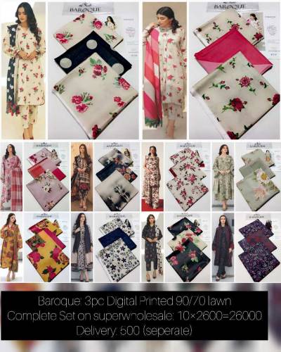 Digital printed lawn