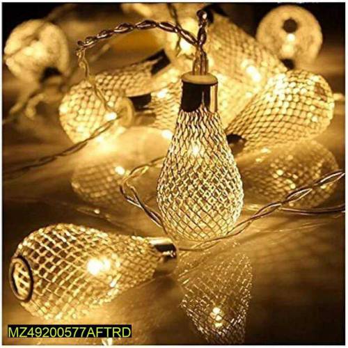 LED Lights String Metal Lamp 10 Bulb