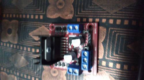 Bluetooth hc 05 .motor driver or dc motor or tyre