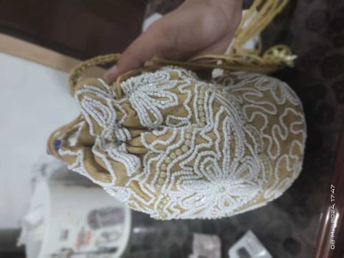 beautiful potli purse with beeat