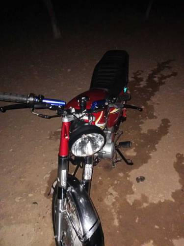 a Honda bike 