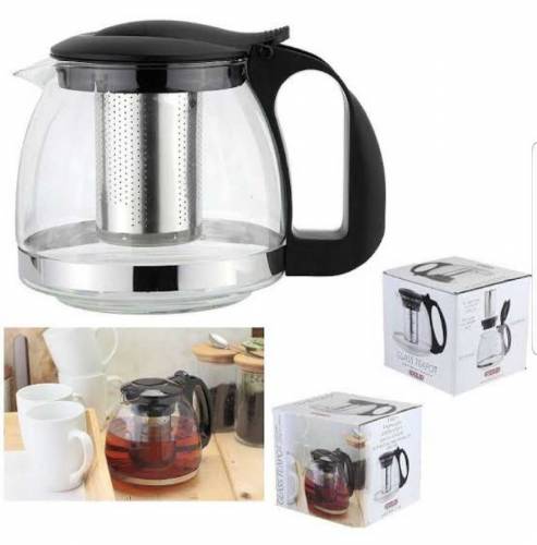 Stainless Glass Teapot 