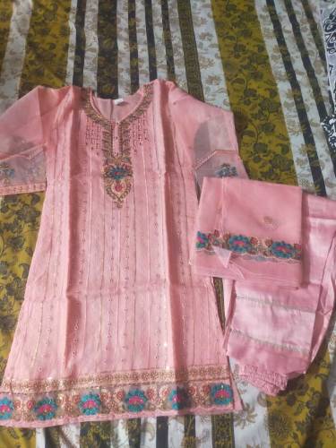 3 PC ready made suit for girls