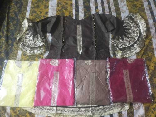 embroidery shirt for girls and ladies 