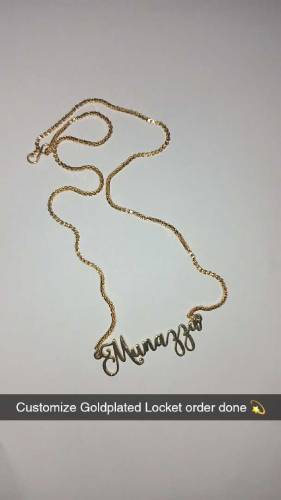 customize Goldplated Locket and etc