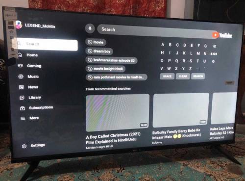 03005395347 WhatsApp My name is momin smart tv and YouTube Netflxe And