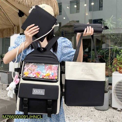 17 Inches Casual Backpack, Pack of 4