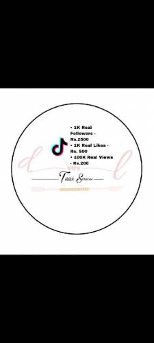 TikTok views likes followers service available in cheap rate 