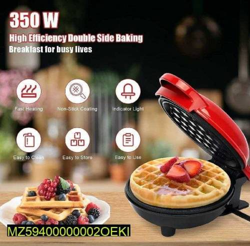 Electric Waffle Maker, 350W