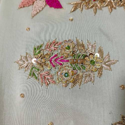 part were dresse    hand embroidery