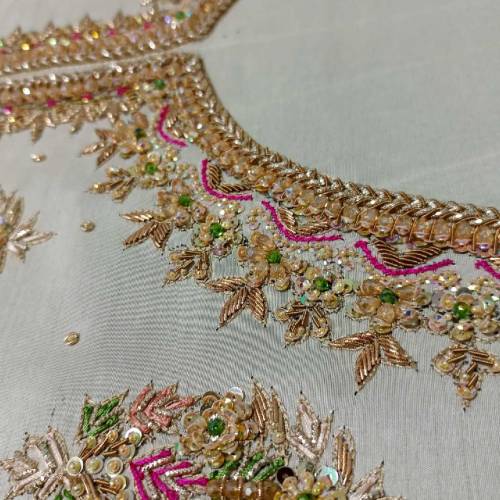 part were dresse    hand embroidery