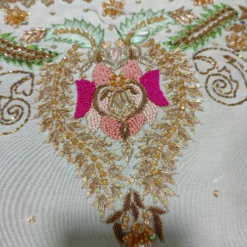 part were dresse    hand embroidery