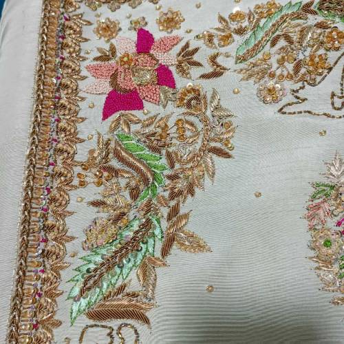 part were dresse    hand embroidery