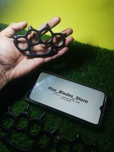 BEAUTIFUL HANDMADE ANTIQUE STEEL HAND PUNCH