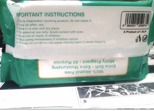 Wet wipes for Baby cleaning/ face wash/fragnance