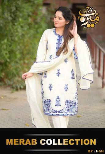 *EID COLLECTION 2024**Merab Collection*By H&HNeck, Sleeves and Daman E