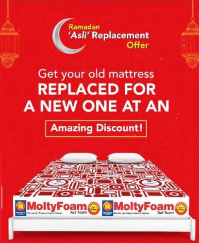 Save up to 5,400 on Mattress Replacement All over 🇵🇰