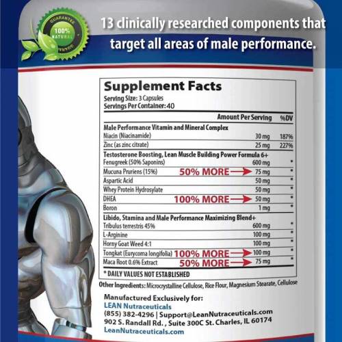 Natural Testosterone Booster Supplement 