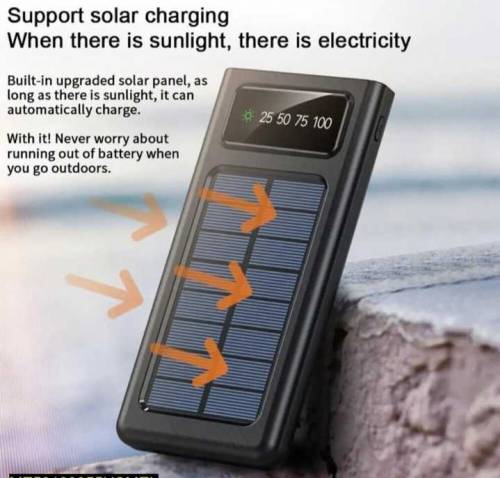 Solar Charger 10000 mAh outdoor Portable Power Bank 